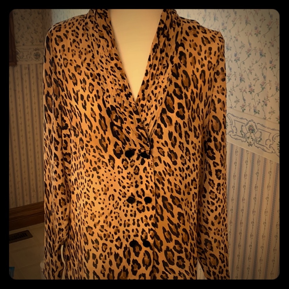 Frame leopard blouse